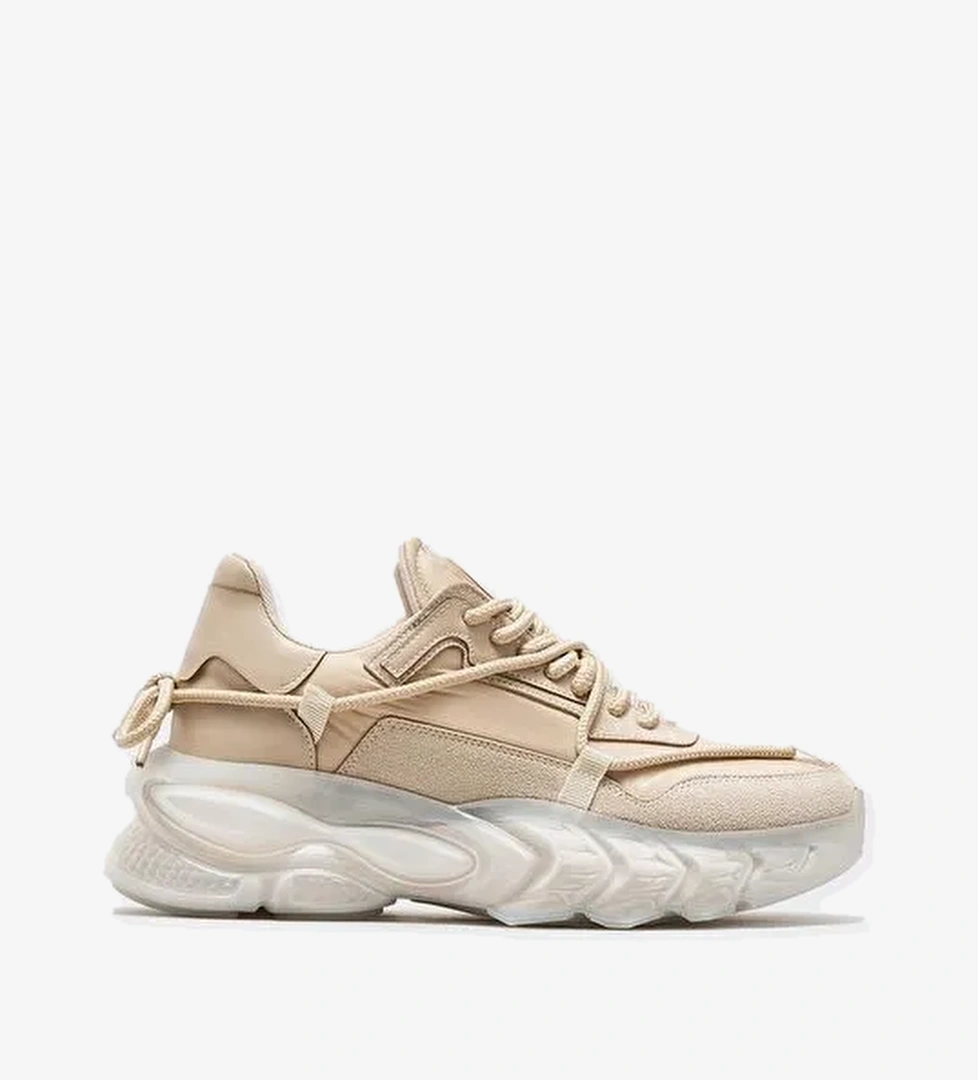 Bej Kadın Spor Ayakkabı - Görsel 1