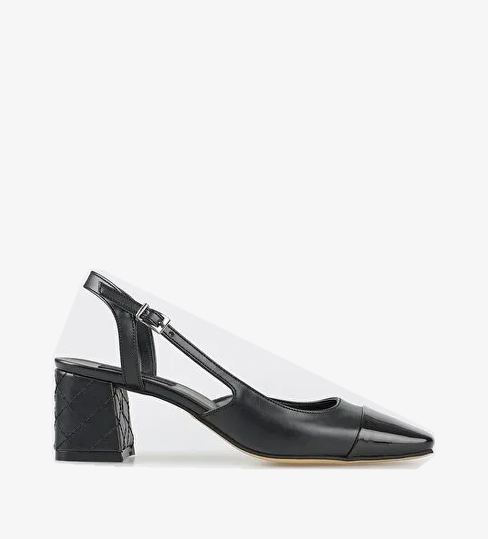 Elle Siyah Kadın Topuklu Ayakkabı LANI-4 - Görsel 1