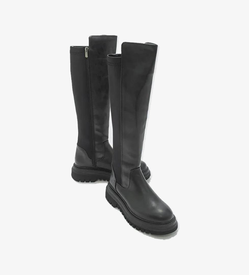 SHADOW Siyah Kadın Çizme - Görsel 1