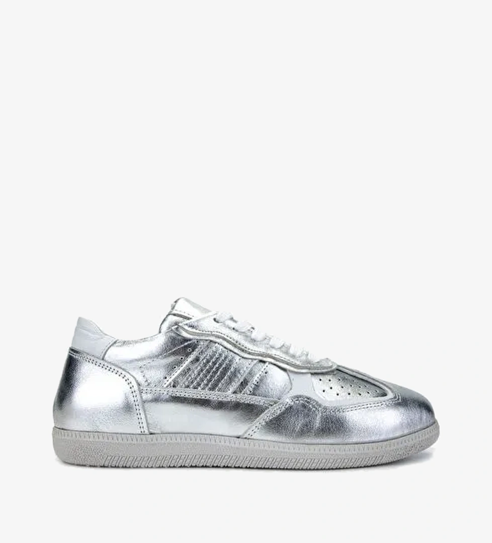 Valmenti Kadın Hakiki Deri Gri Sneakers & Spor Ayakkabı - Görsel 1