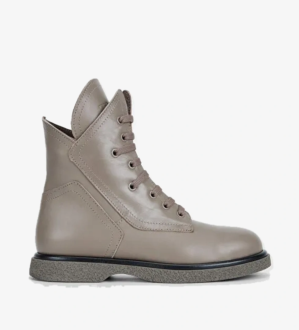 Tamer Tanca Kadın Hakiki Deri Taş Casual Bot - Görsel 1