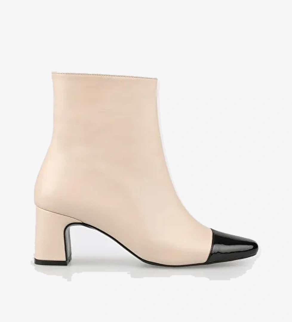 Ekru Kadın Klasik Bot - Görsel 1