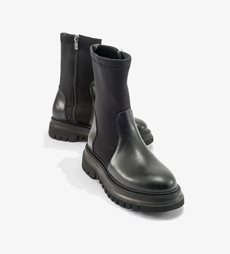 ALİAS Siyah Scuba Kadın Bot - Görsel 1