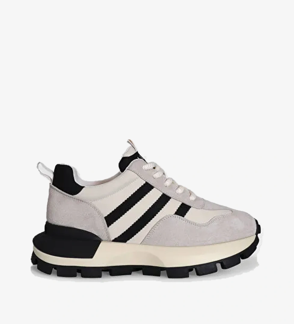 Tatum Kadın Sneaker Ayakkabı Ekru - Görsel 1