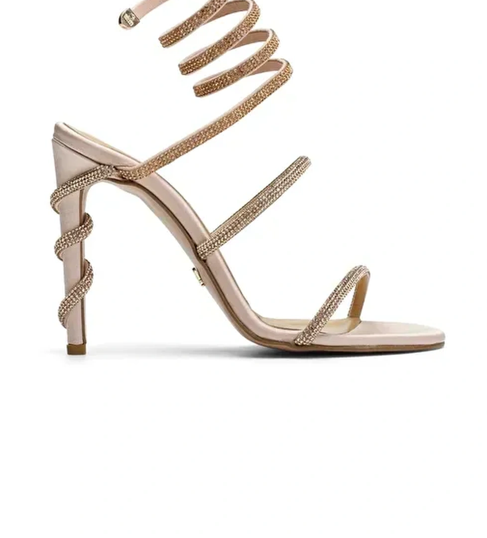 Jabotter Fuşya Kadın Saten Topuklu Ayakkabı JAB4230 / 2015K - Görsel 1