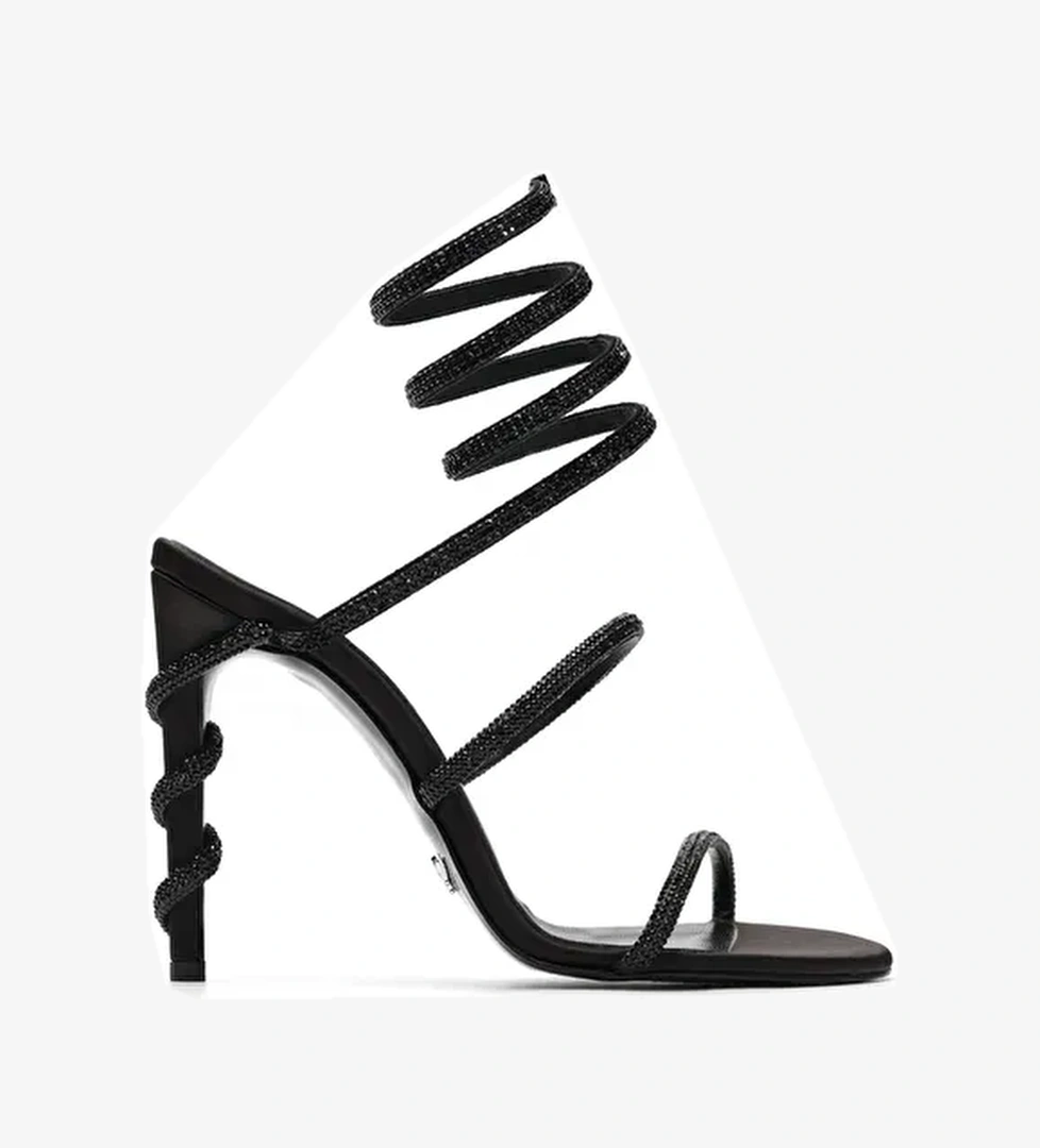 Jabotter Siyah Kadın Saten Topuklu Ayakkabı JAB4174 / 2015K - Görsel 1