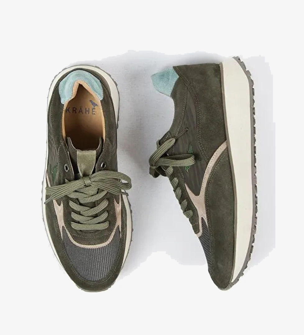 Krahe Haki-Bej Erkek Sneaker MNJ.144.04 - Görsel 1