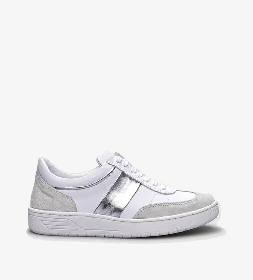 Cabani Ayakkabı Beyaz Kadın Deri Sneaker 124684 - Görsel 1