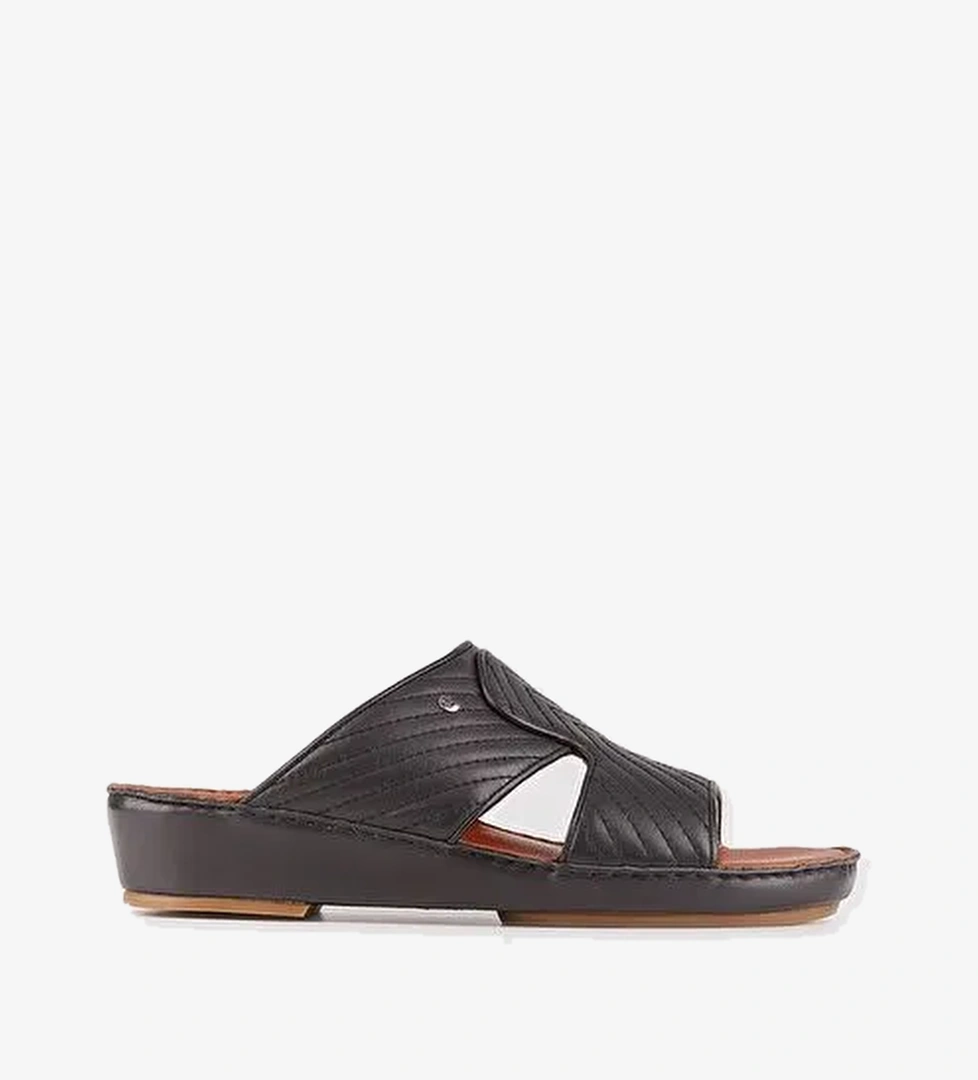 Cabani Ayakkabı Siyah Erkek Deri Terlik 117858 - Görsel 1