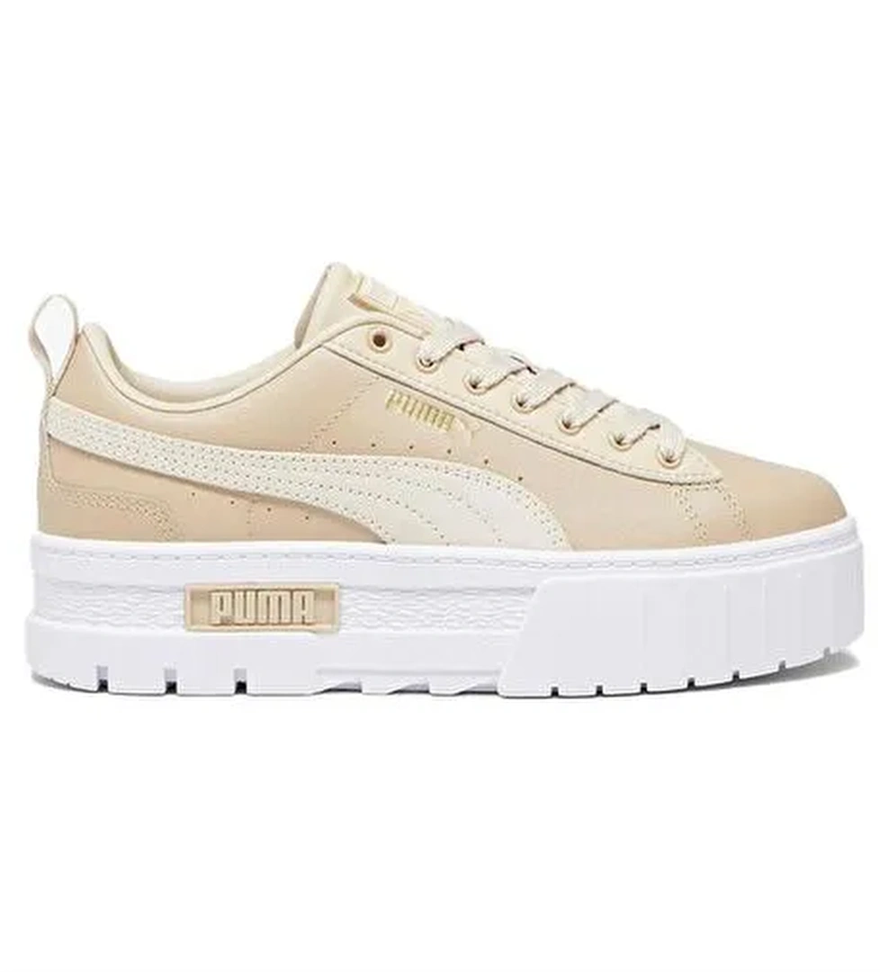 Puma Mayze Lth Wns Kadın Günlük Ayakkabı 381983-36 Bej - Görsel 1