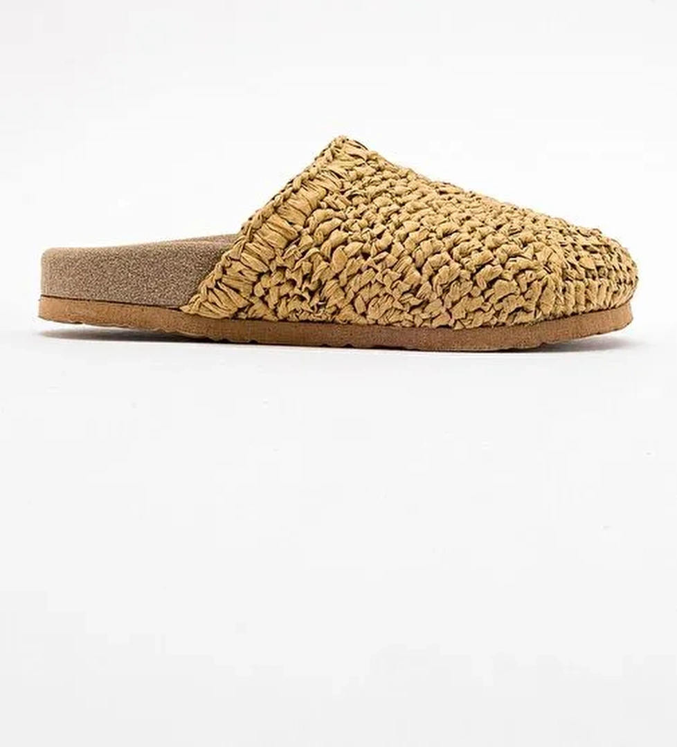 LOOP Açık Taba Örme Kadın Terlik - Görsel 1