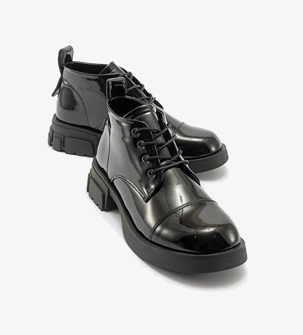 LAGOM Siyah Rugan Kadın Bot - Görsel 1