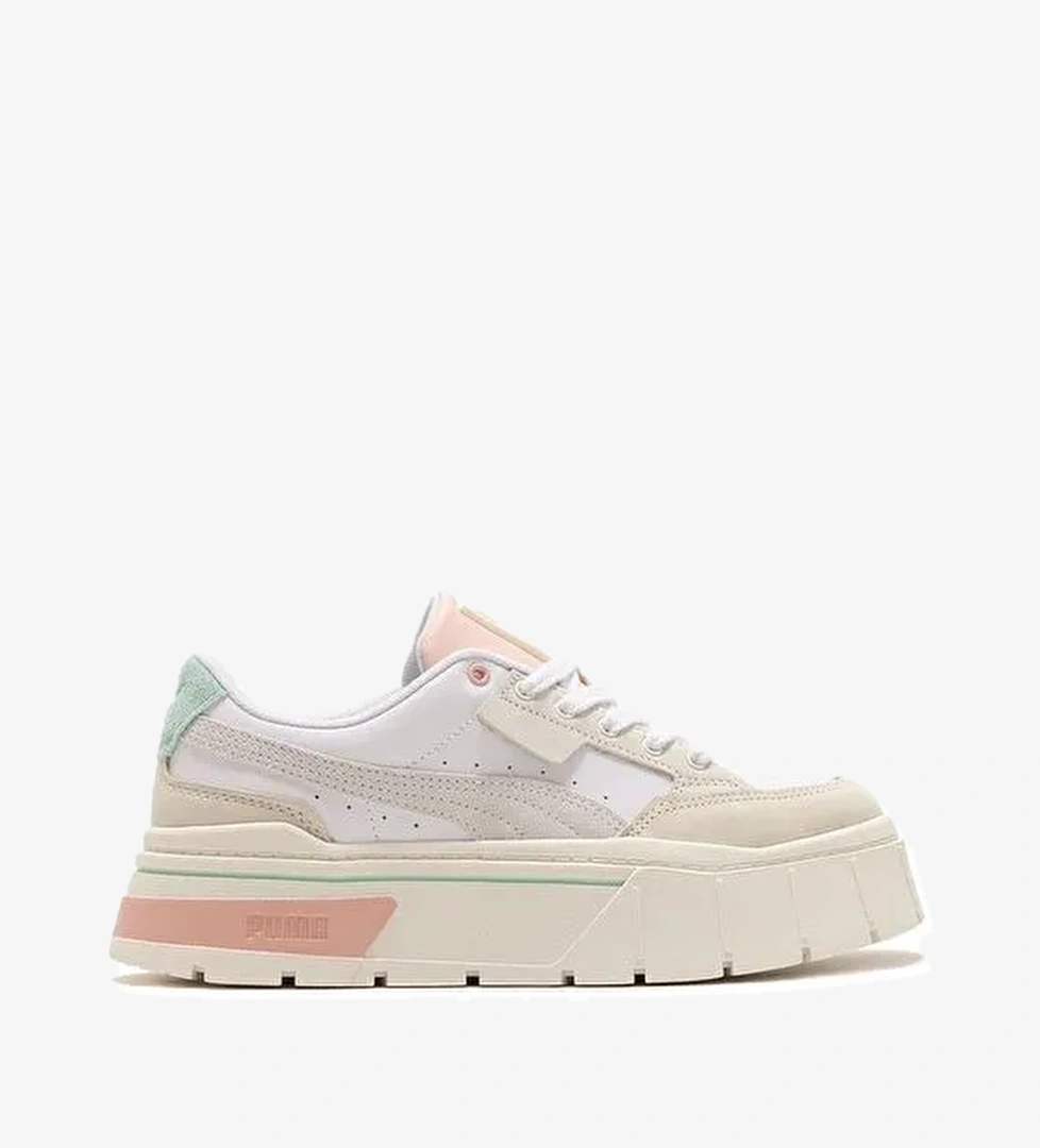 Puma Mayze Stack Luxe Wns Kadın Günlük Ayakkabı 389853-04 Beyaz - Görsel 1
