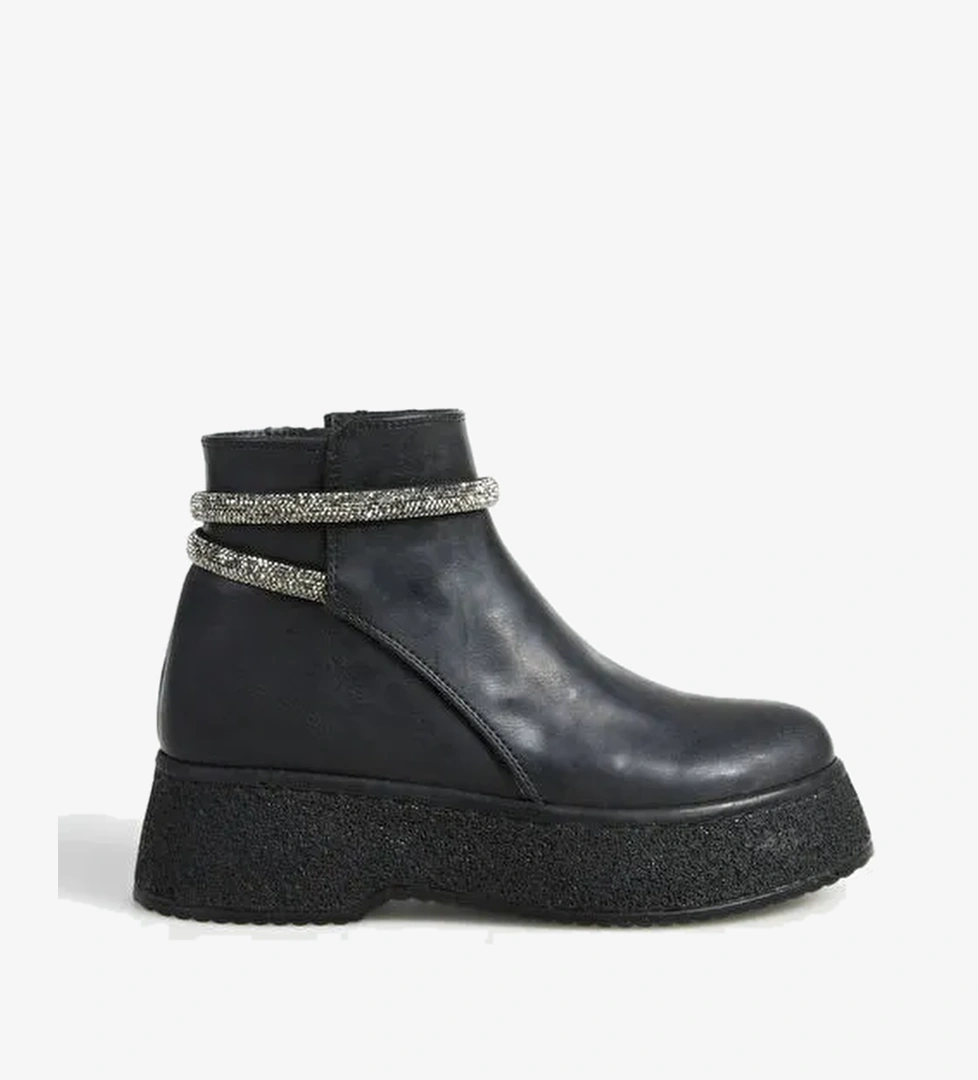 F By Fabrika Siyah Kadın Bot MILI - Görsel 1