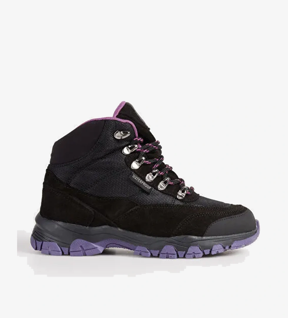 Discovery Expedition Siyah-Mor Kadın deri Outdoor Bot D-ALVILDA - Görsel 1
