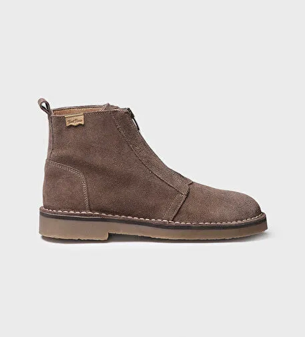 KADIN Bot INDIA-SY Toni Pons Ankle boot in Suede in Taupe - Görsel 1