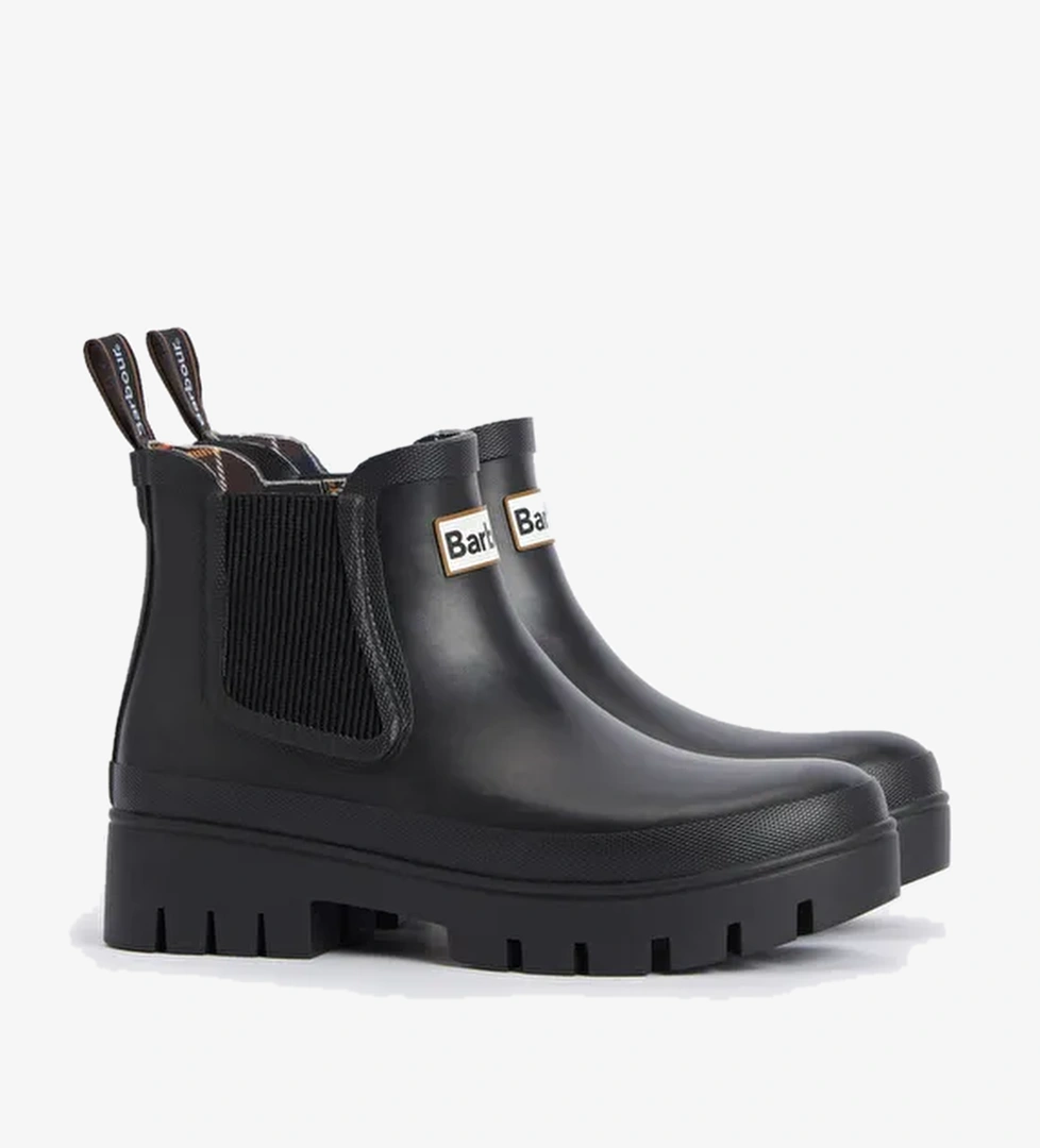 Barbour Halton Chelsea Yağmur Botu BK11 Black - Görsel 1