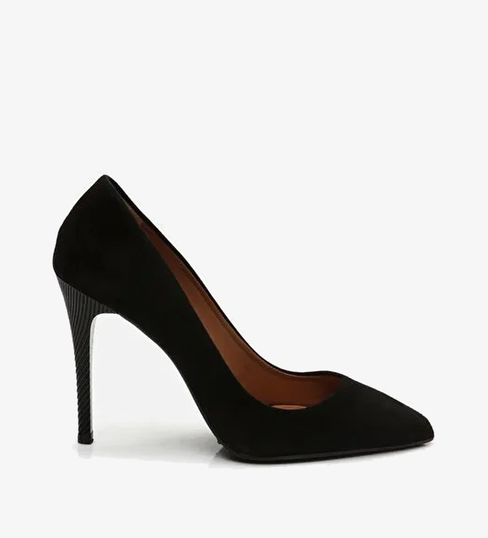 Hotiç Siyah Kadın Süet Stiletto 01AYH291080A100 - Görsel 1