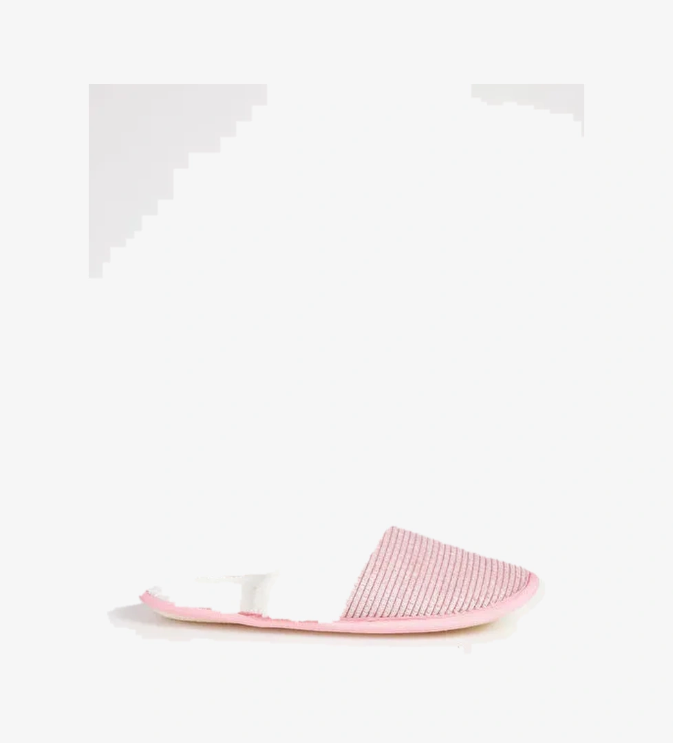 Fabrika Comfort Pembe-Beyaz Kadın Ev Terliği ALICA - Görsel 1