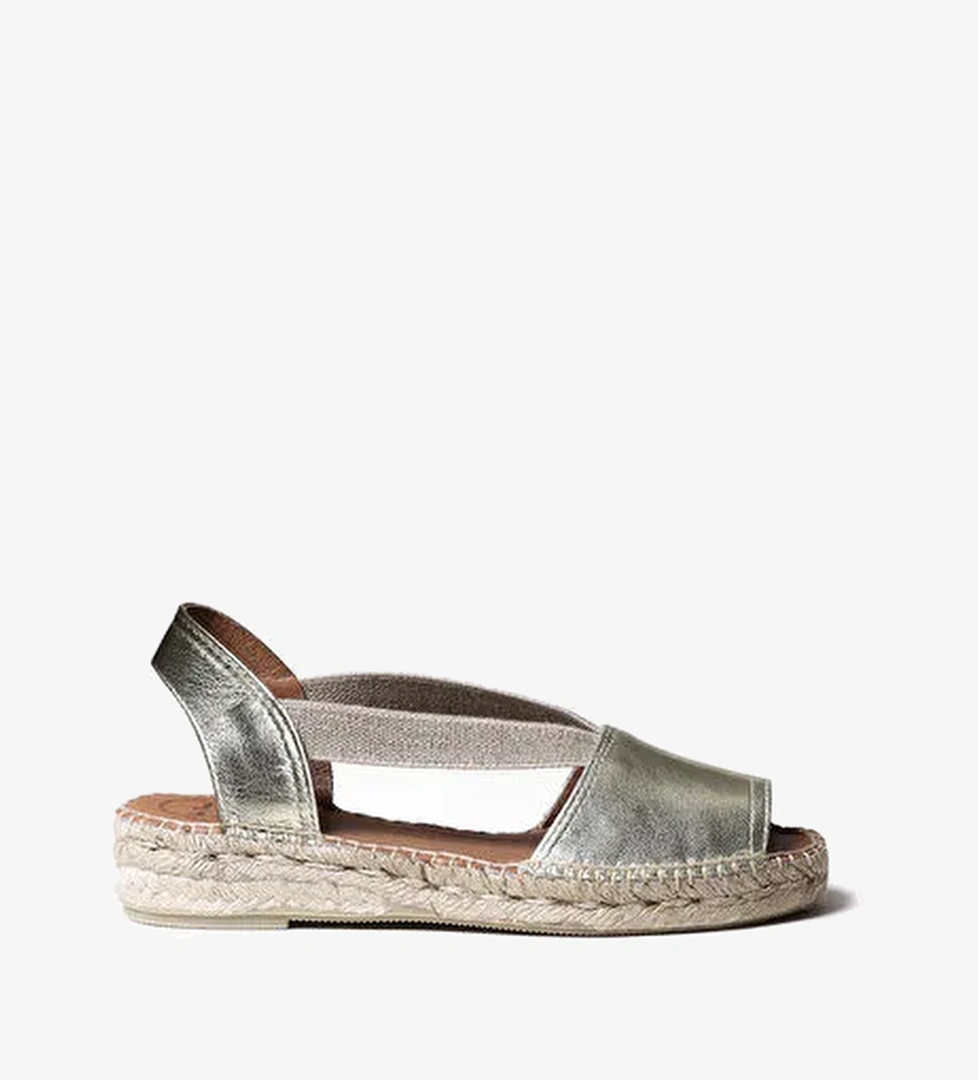 Toni Pons Gümüş Kadın Deri Sandalet 1TONW2022022 - Görsel 1