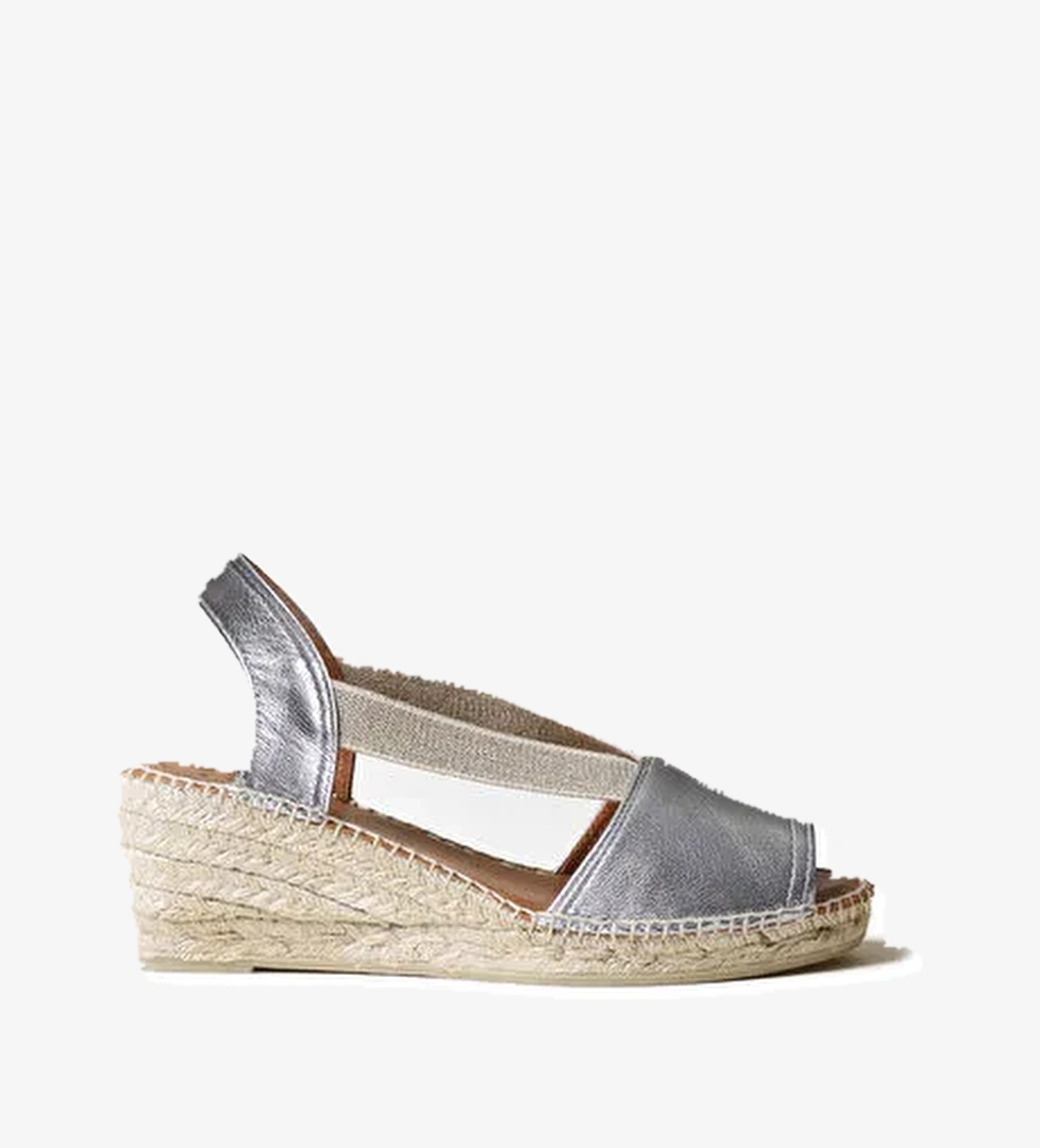 Toni Pons Gri Kadın Deri Sandalet 1TONW2023185 - Görsel 1