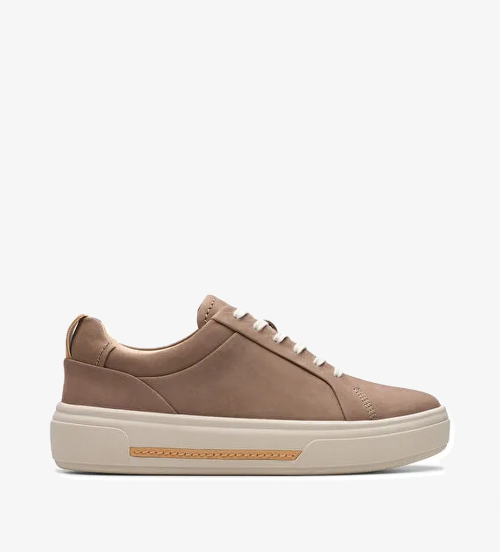 Clarks Bej Kadın Nubuk Sneaker 26179121 - Görsel 1