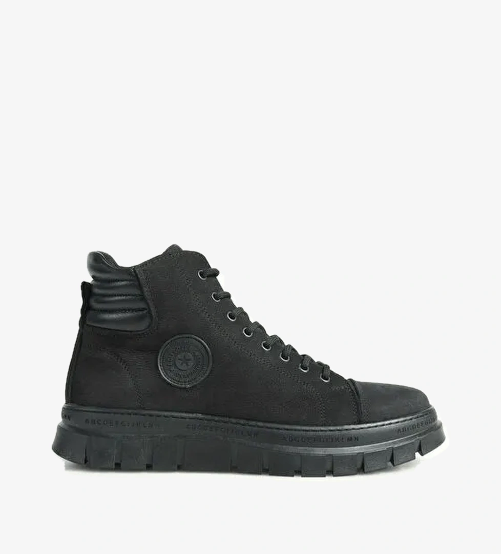 Bulldozer Siyah Erkek Deri Bot BUL-250111