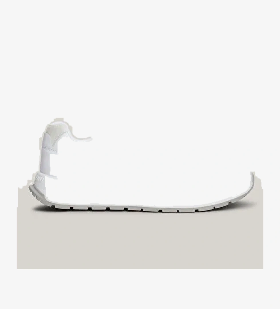 Tommy Hilfiger Beyaz Erkek Deri Sneaker TJM RUNNER FULL LEATHER ESS - Görsel 1