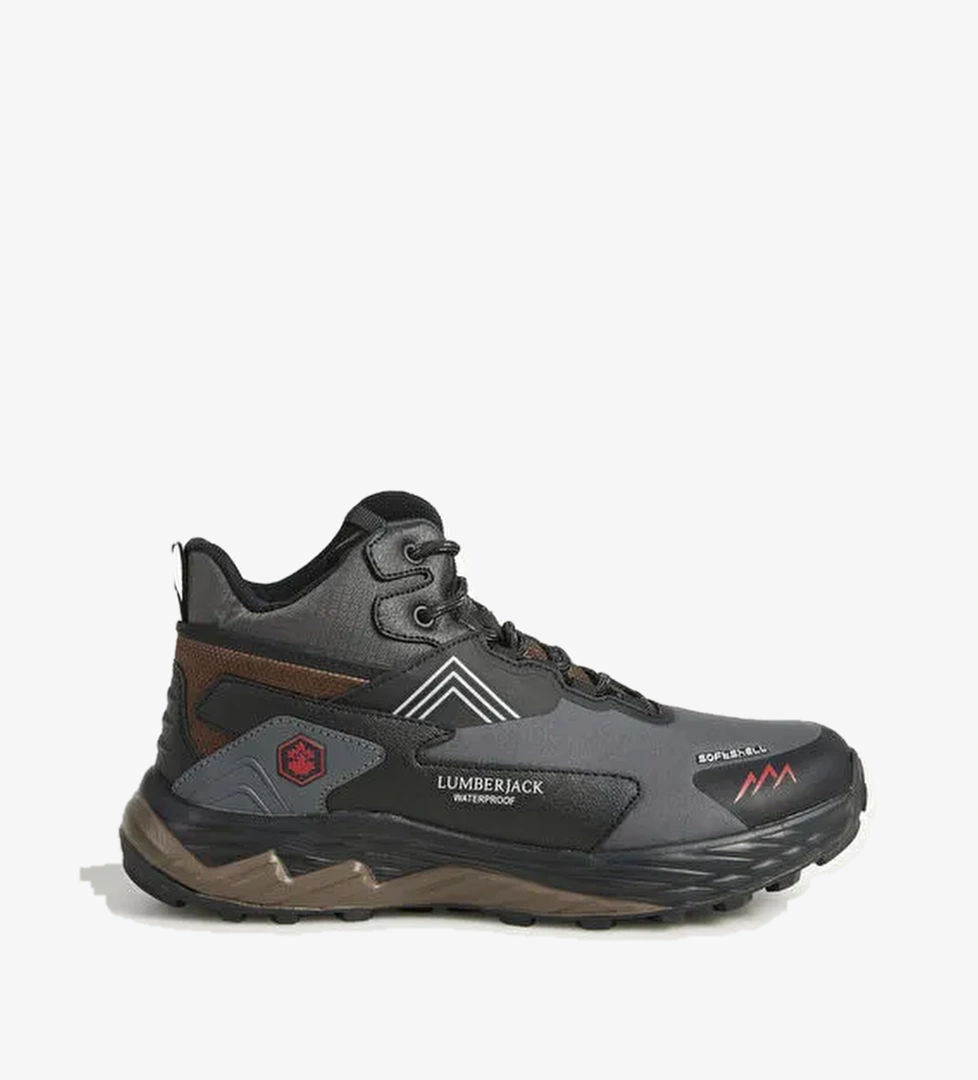 Lumberjack Koyu Gri-Siyah Erkek Outdoor Bot BURK 4PR
