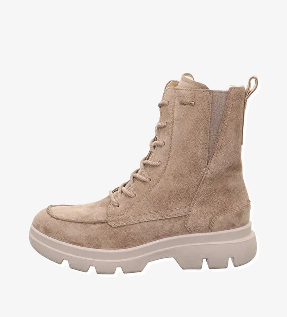 Legero Legero Bej Siyah Kadın Süet Deri Bot 2-000288 model görseli