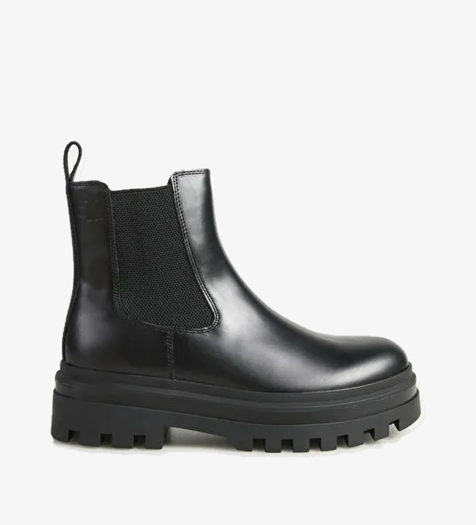 Calvin Klein Calvin Klein Siyah Erkek Deri Bot LUGGED CHELSEA BOOT LTH model görseli