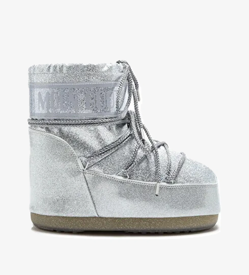 KADIN Bot (Kar) 80D1409440-H001 Moon Boot Icon Low Glitter Silver - Görsel 1