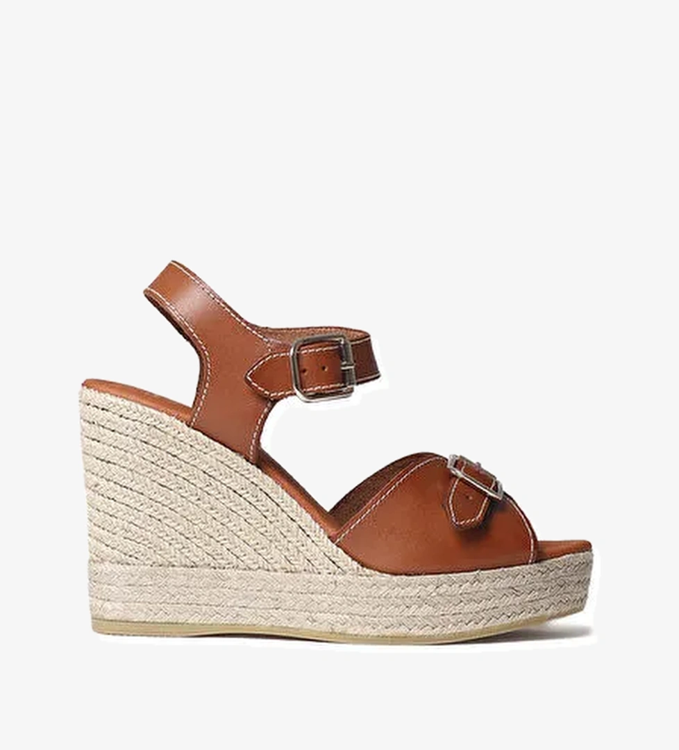 Kadın Sandalet Olga Toni Pons Tan - Görsel 1