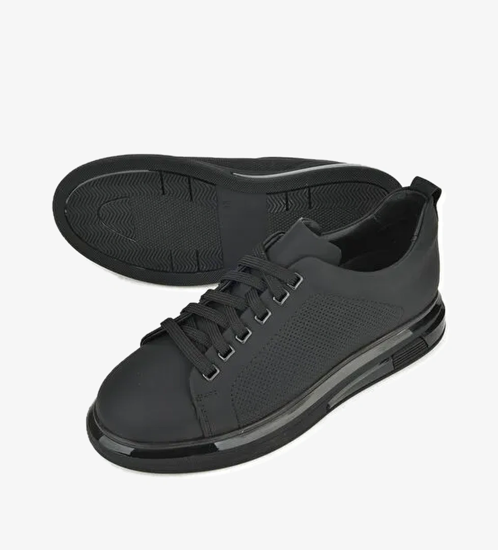 Ziya Siyah Erkek Deri Sneaker 1411026Z865_000 - Görsel 1