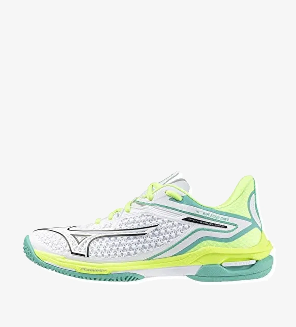 Wave Exceed Tour 6 Ac Kadın Tenis Ayakkabısı Beyaz / Sarı - Görsel 1