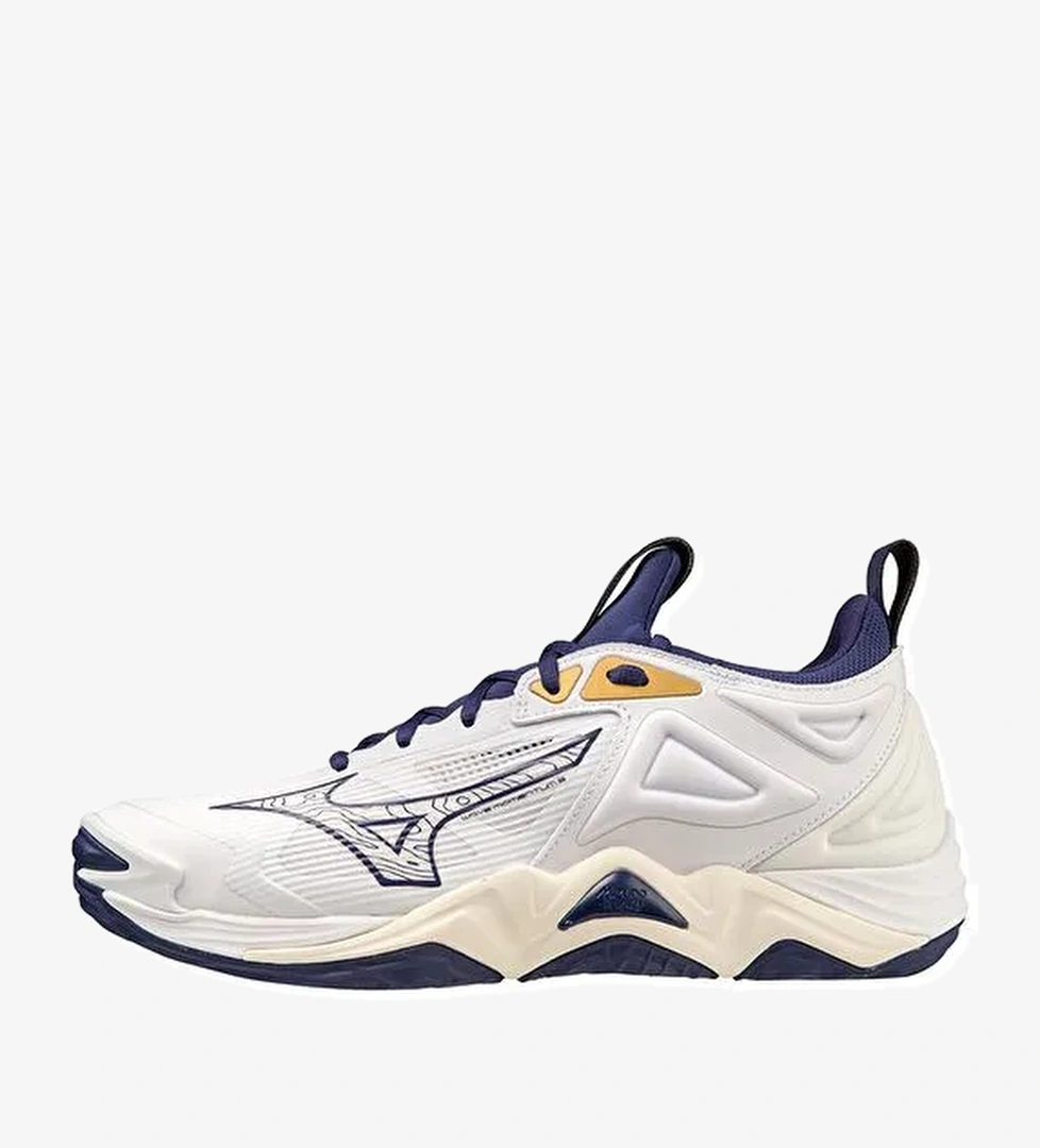 Wave Momentum 3 Unisex Voleybol Ayakkabısı Beyaz/Lacivert - Görsel 1