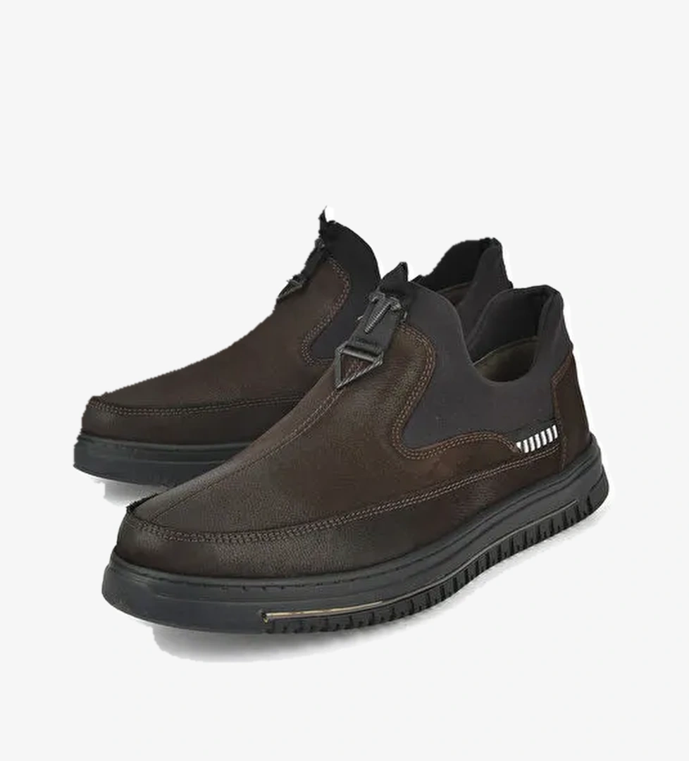 Ziya, Erkek Hakiki Deri Ayakkabı 1431040ZK24022 Kahve - Görsel 1