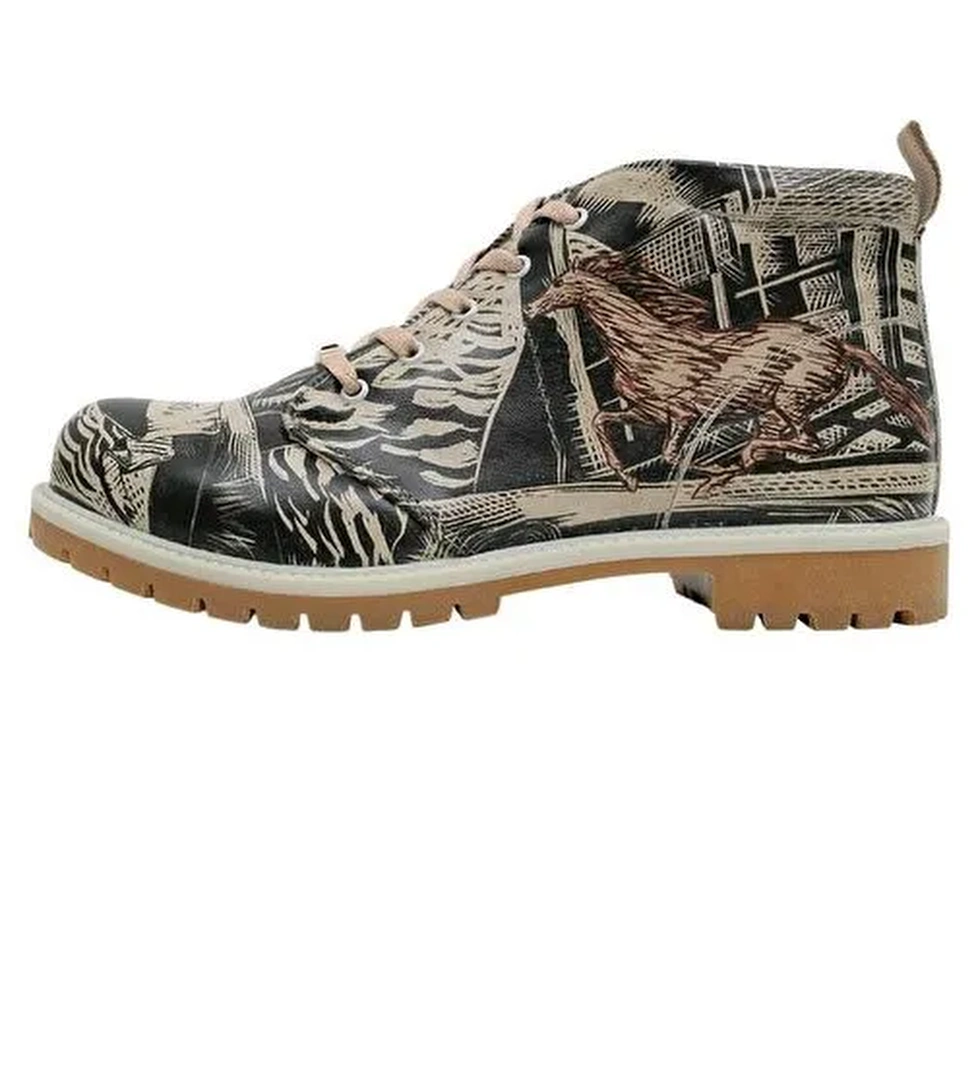 Erkek Vegan Deri Siyah Bilekte Bot - No Limits Tasarım - Görsel 1