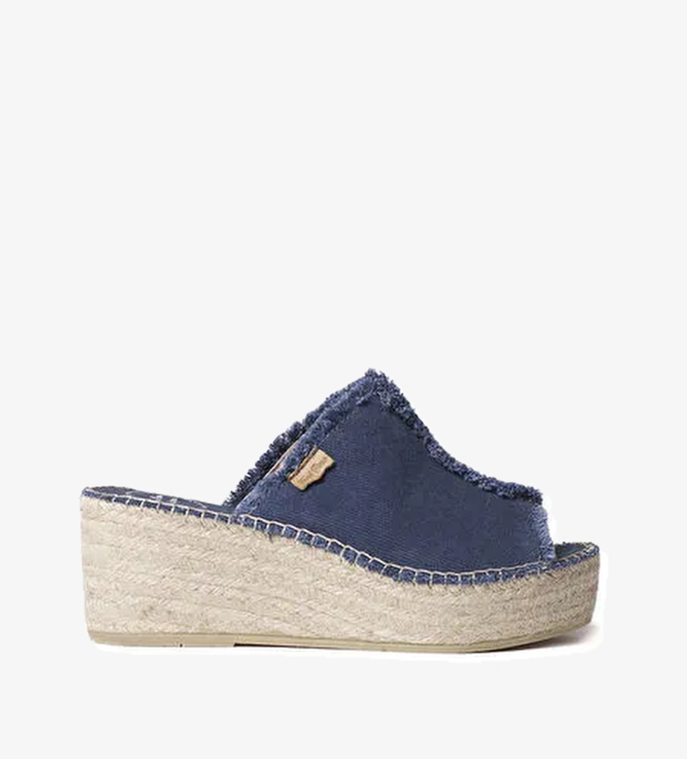 Toni Pons Lacivert Kadın Topuklu Terlik 1TONW2023197 - Görsel 1