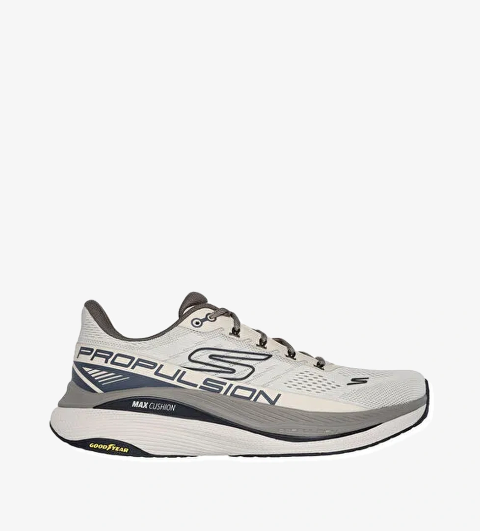 Skechers 220509 TPE MAX CUSHİONİNG PROPULSİO Bej Erkek Koşu Ayakkabısı - Görsel 1
