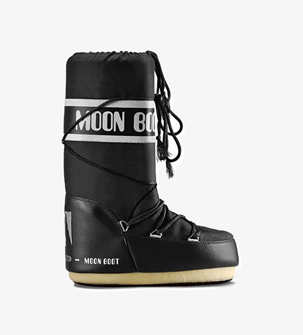 SİYAH Kadın Bot (Kar) 80D1400440-N001 Moon Boot Nylon Black - Görsel 1