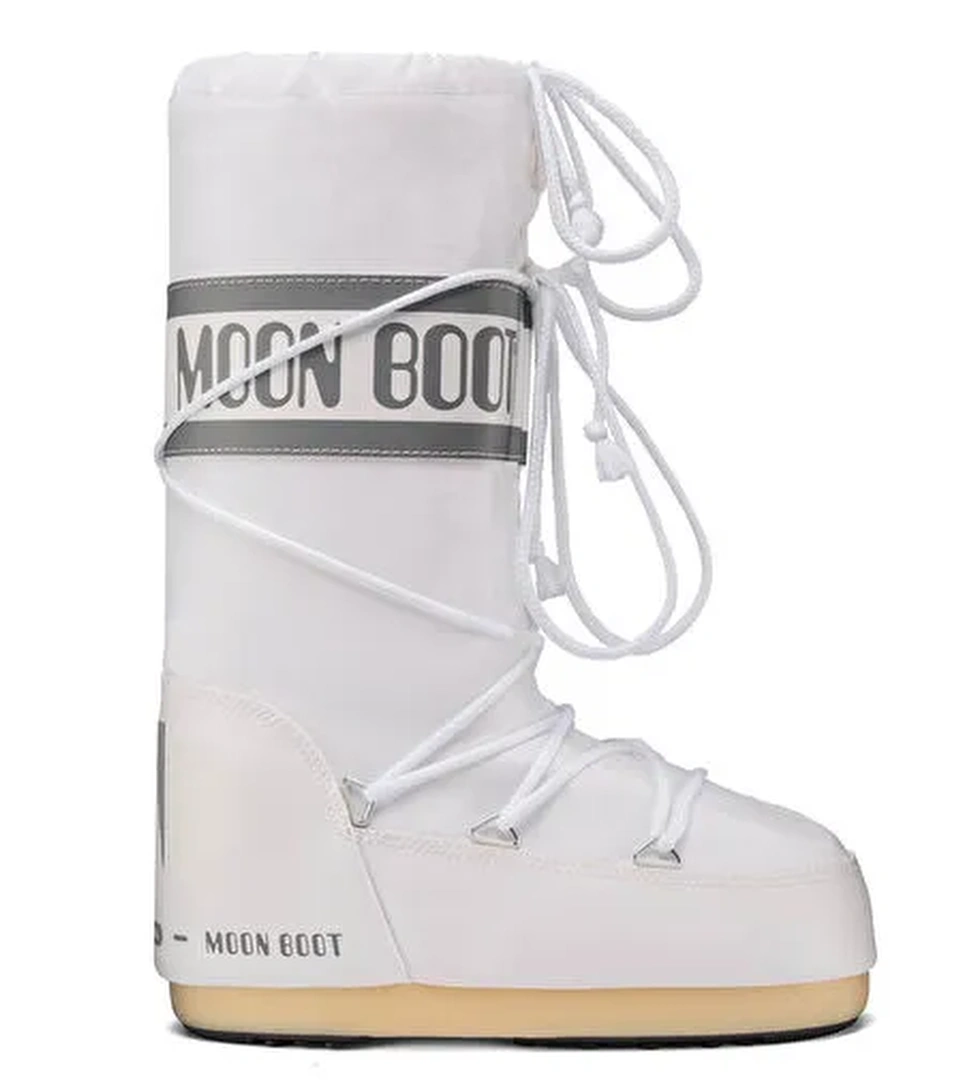BEYAZ Kadın Bot (Kar) 80D1400440-A001 Moon Boot Nylon White - Görsel 1