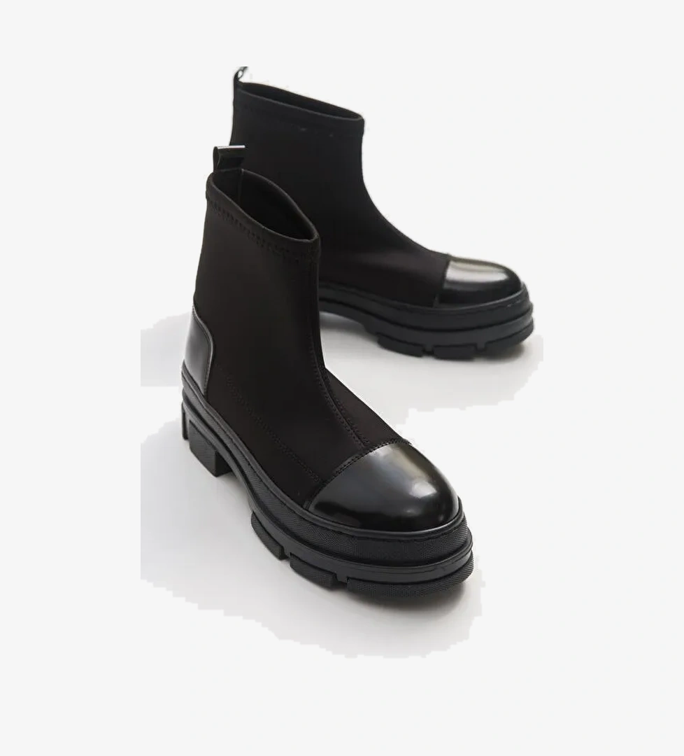 BENDIS Siyah Scuba Kadın Bot - Görsel 1