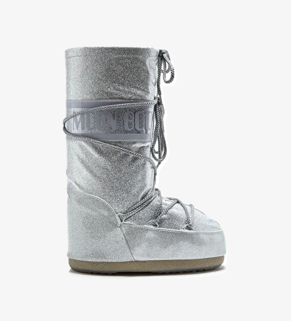 Kadın Bot (Kar) 80D1402850-H001 Moon Boot Icon Glitter Silver - Görsel 1