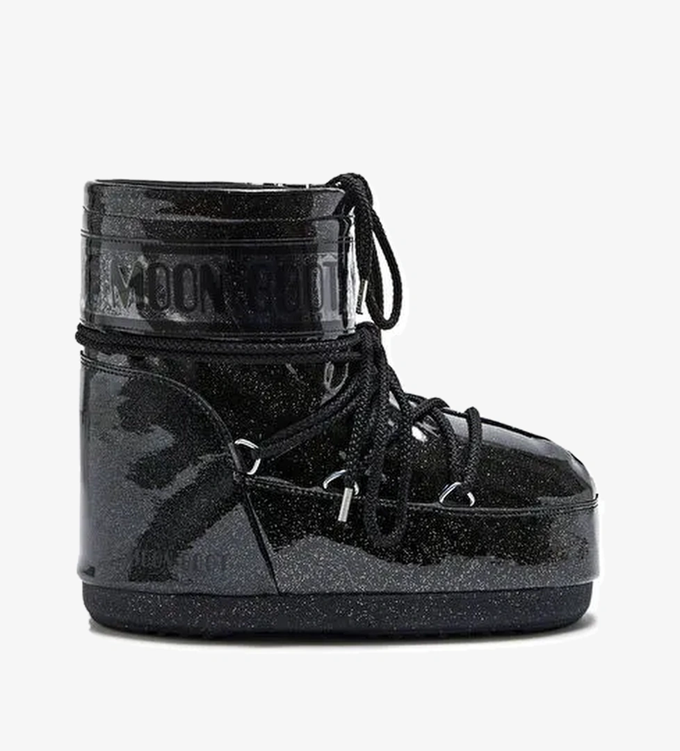 Kadın Bot (Kar) 80D1409440-N001 Moon Boot Icon Low Glitter Black - Görsel 1