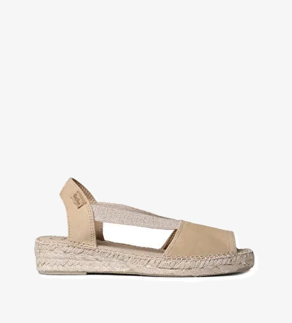 Toni Pons Bej Kadın Süet Sandalet 1TONW2024182 - Görsel 1