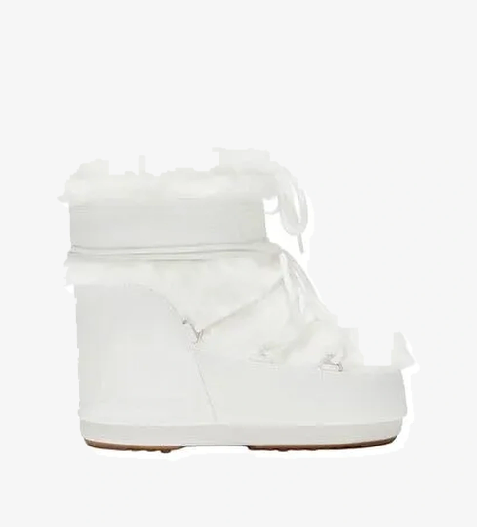 Moon Boot Kadın Bot (Kar) 80D1409390-A002 Moon Boot Beyaz Icon Low Faux Fur Optical White (36-41) | Boyner Beyaz - 1. görsel