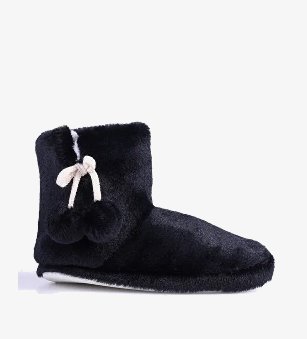 Fabrika Comfort Siyah Kadın Panduf AJNA