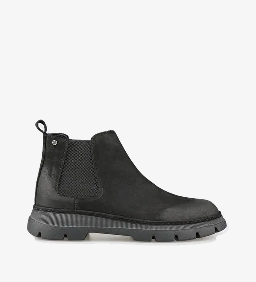 Elle Elle Siyah Deri Erkek Günlük Bot | Boyner Siyah - 1. görsel