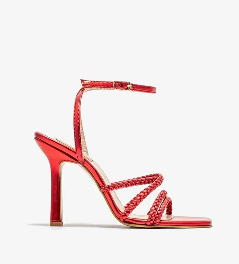 Kırmızı ALEKSA KADIN TOPUKLU AYAKKABI - Görsel 1